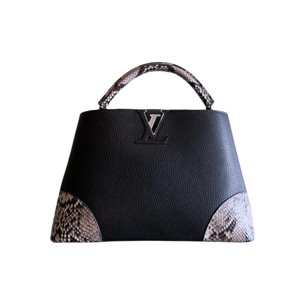 Thumbnail-3-4-1000x1000-2 Louis Vuitton Capucines Python Handbag 27Cm - Image 1