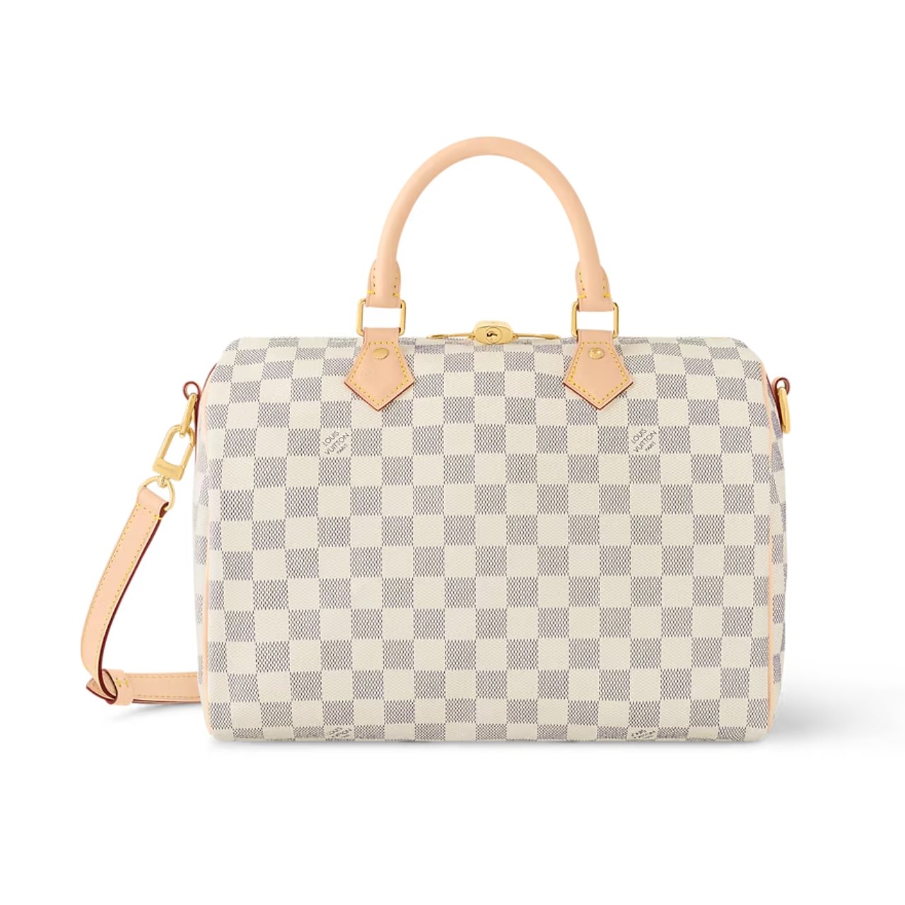 Thumbnail-35-1 Louis Vuitton Speedy Bandoulière 30 Damier Azur 30Cm N41373 - Image 1