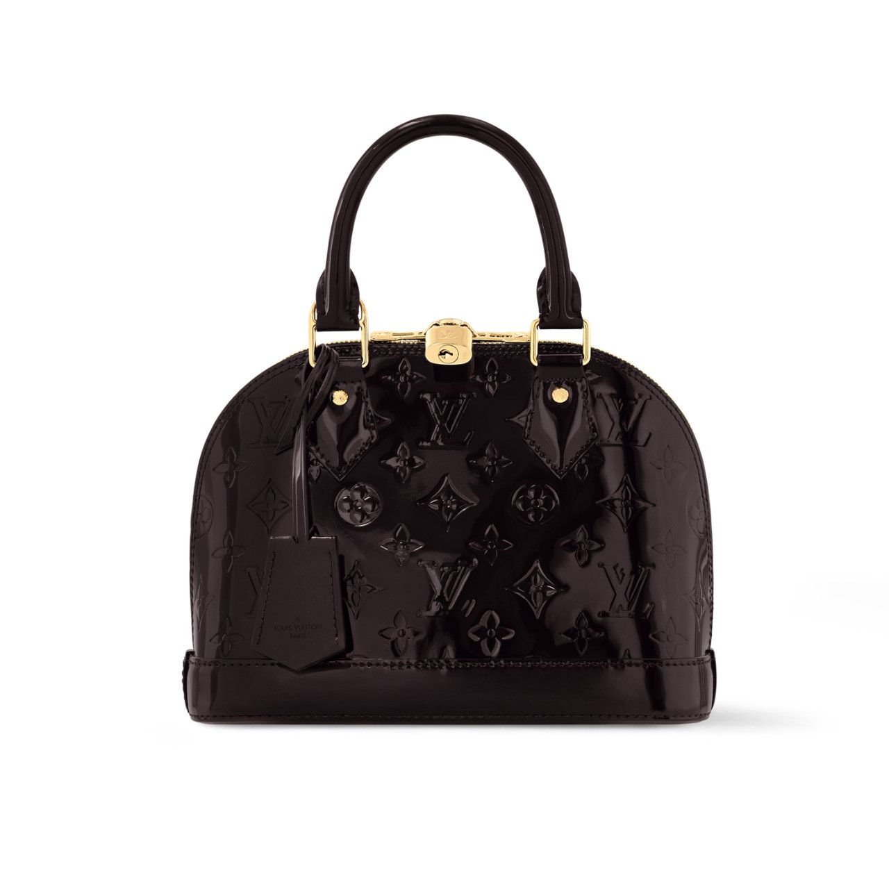 Thumbnail-6-6 Louis Vuitton Alma BB Monogram Vernis Leather Black 25Cm - Image 1