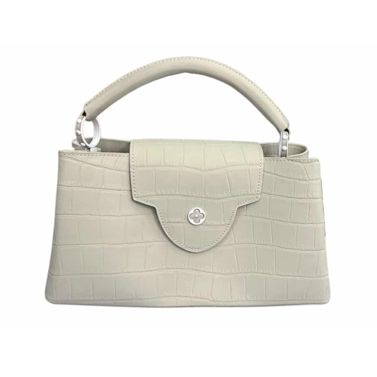 Thumbnail-7-7 Louis Vuitton Capucines MM East West In Grey 33Cm - Image 1