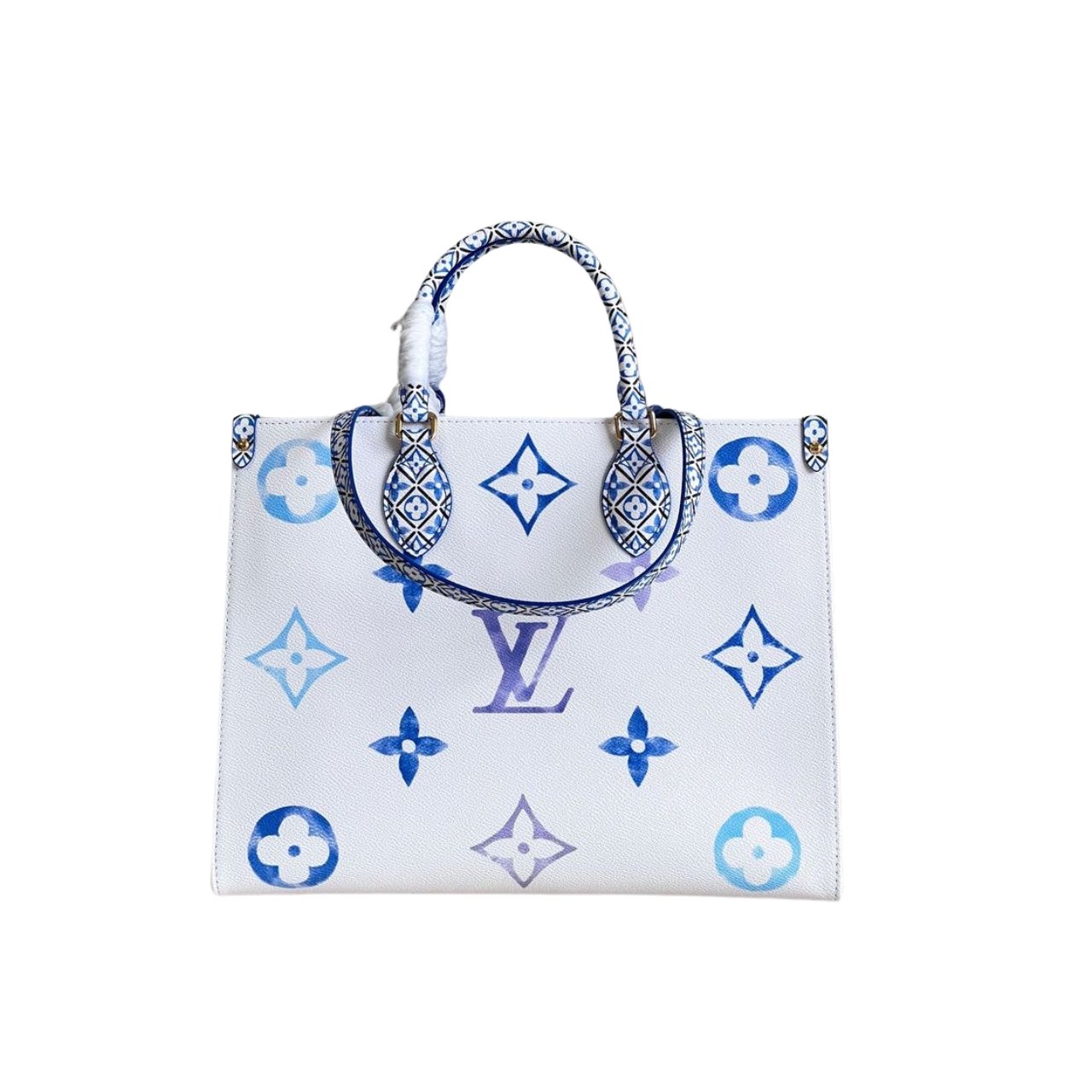 Thumbnail-9-4 Louis Vuitton Onthego PM Bag Blue 25Cm - Image 1