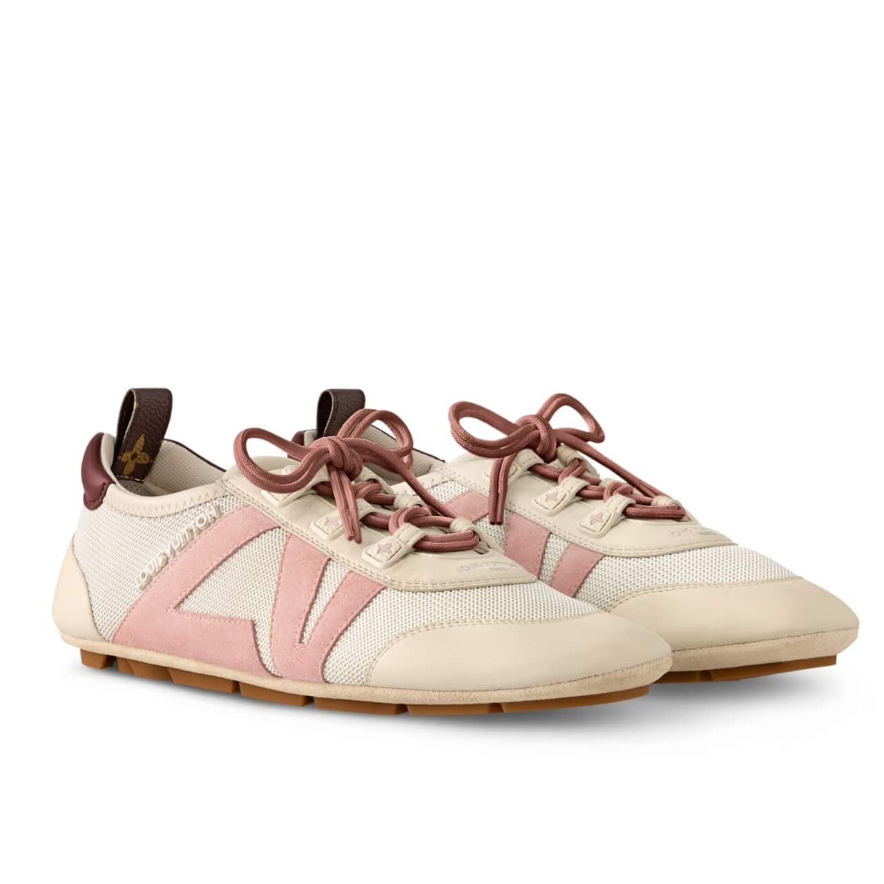 Thumbnail-9-5-2 Louis Vuitton LV Sneakerina Rose 1AHOTC - Image 1