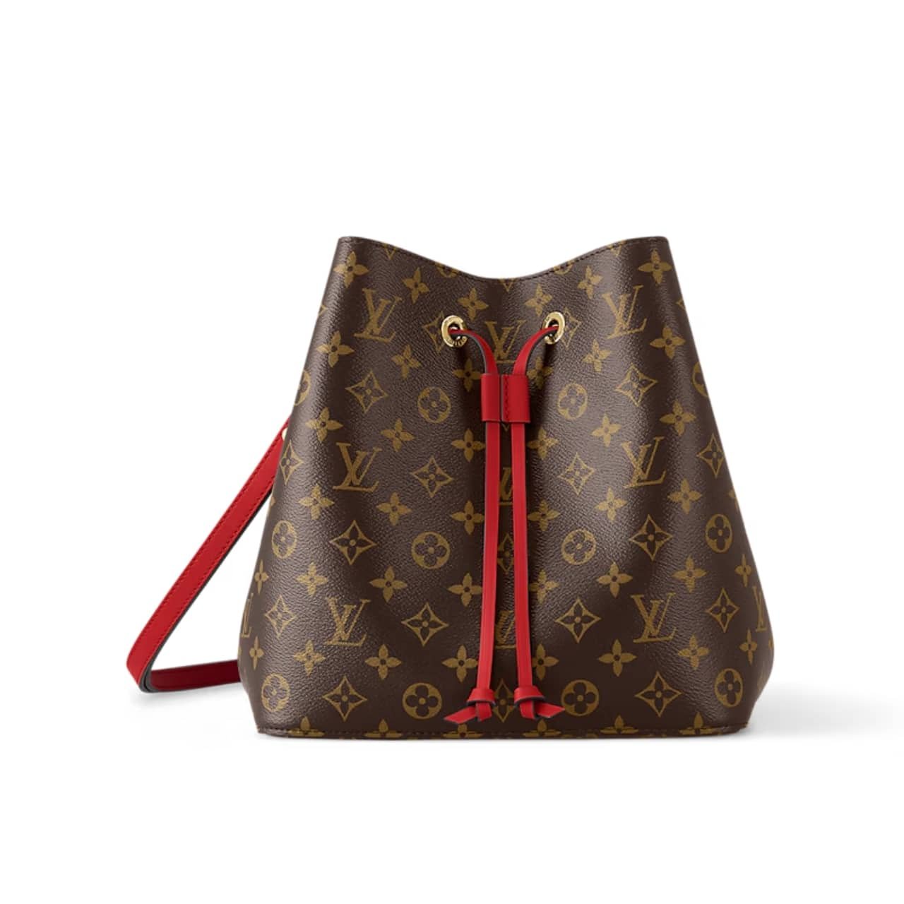 Untitled-1280-x-1280-px-13 Louis Vuitton Neonoe MM Bag Red 26Cm M44021 - Image 1