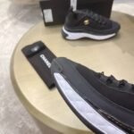 Chanel Logo Low Top Trainer Sneakers Black G35617 Y53646 94305 - Image 5