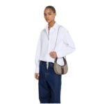 Gucci Ophidia Small Shoulder Bag Beige And Dark Brown GG Fabric 22Cm 838463 FAE0P 9746 - Image 10