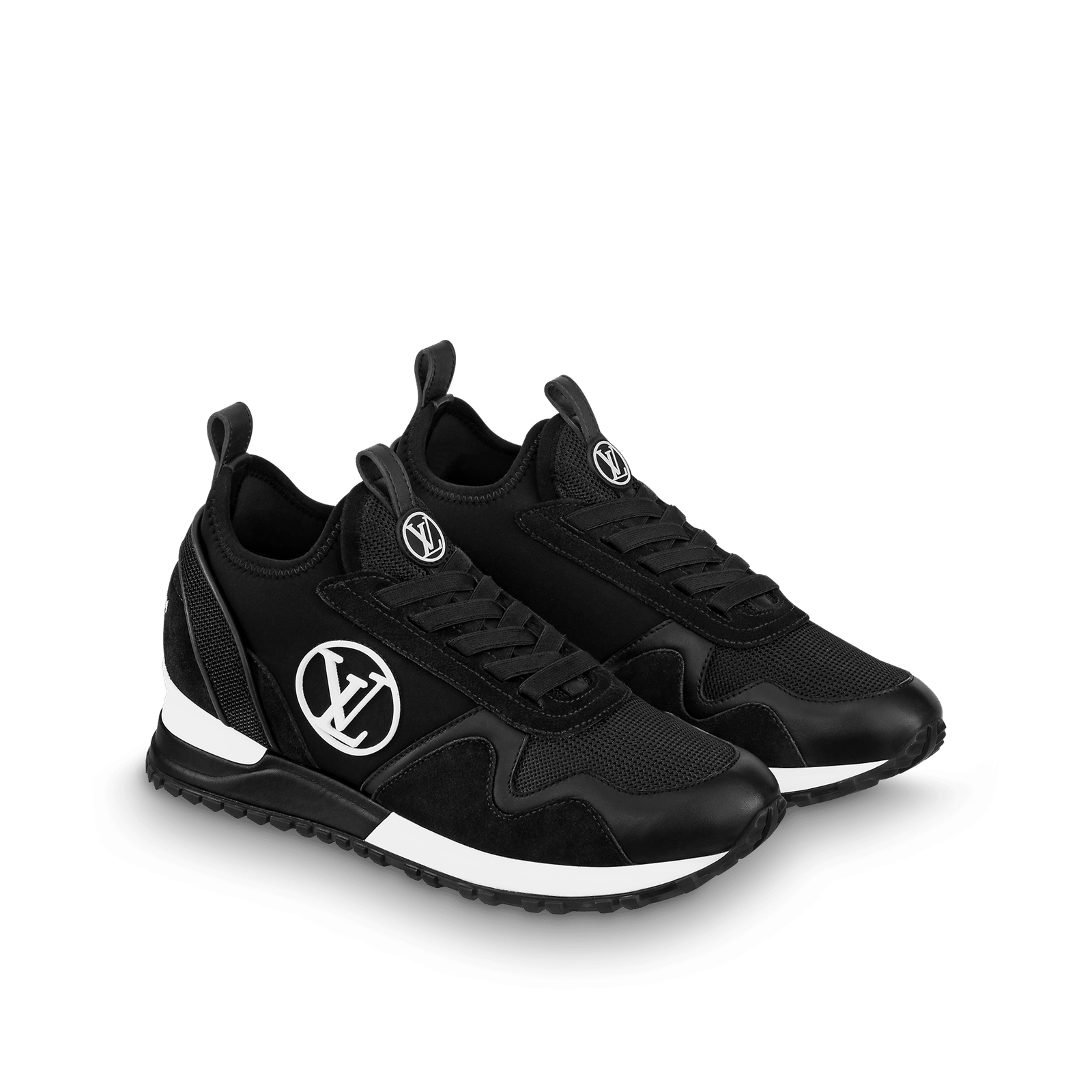 louis-vuitton-run-away-sneaker-shoes-AL9U7AMI02_PM1_Side-view Louis Vuitton Run Away Sneaker Black 1A9ER7 - Image 1