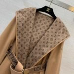 Louis Vuitton Classic Monogram Wool Brown Coats - Image 4