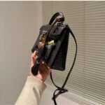 Hermes Kelly Mini Handbag Matte Alligator Black 20cm - Image 5