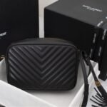 Saint Laurent Lou Camera Bag Black 23cm - Image 3