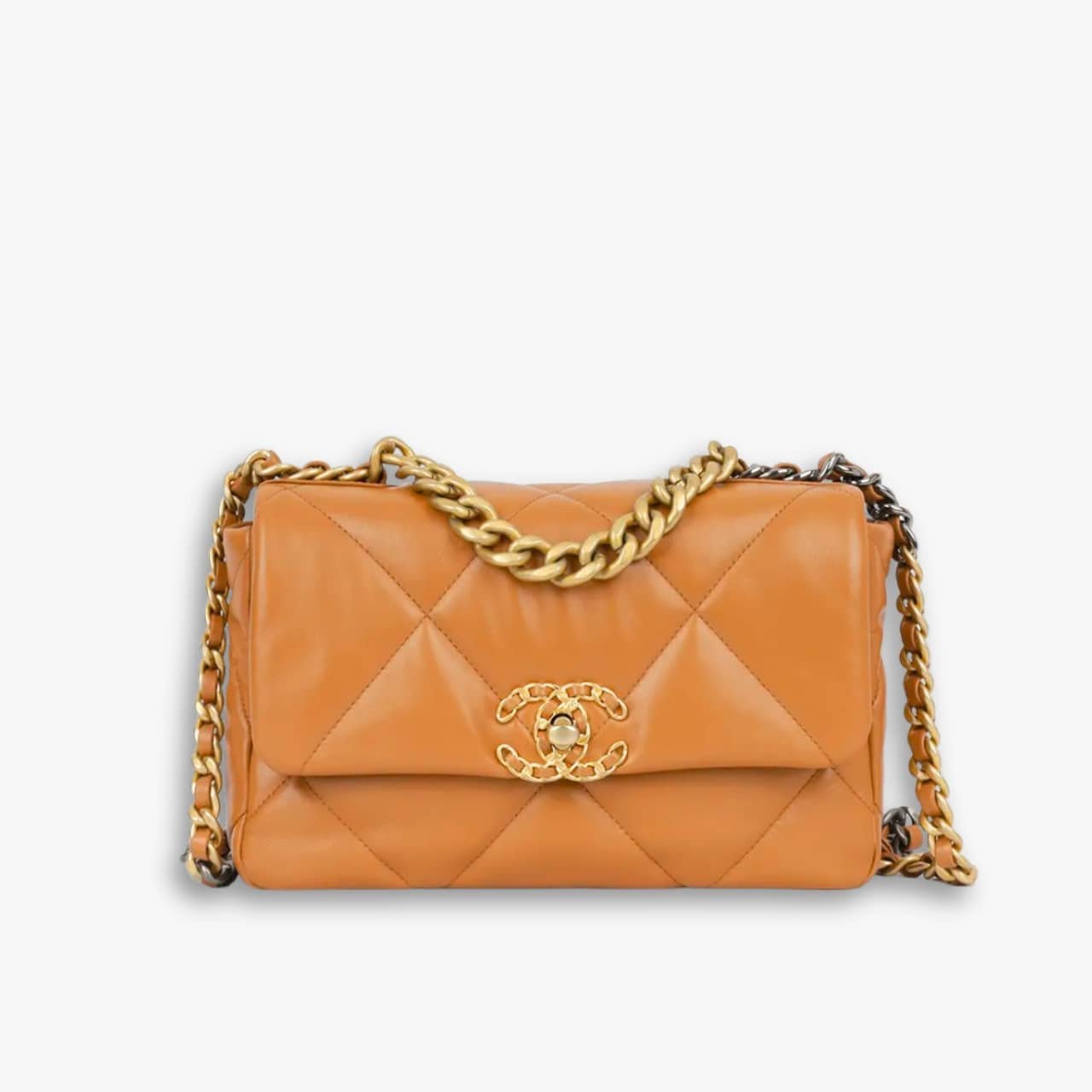 myelegous-1280-x-1280-px-19 Chanel Medium 19 Flap Bag Caramel 26cm - Image 1