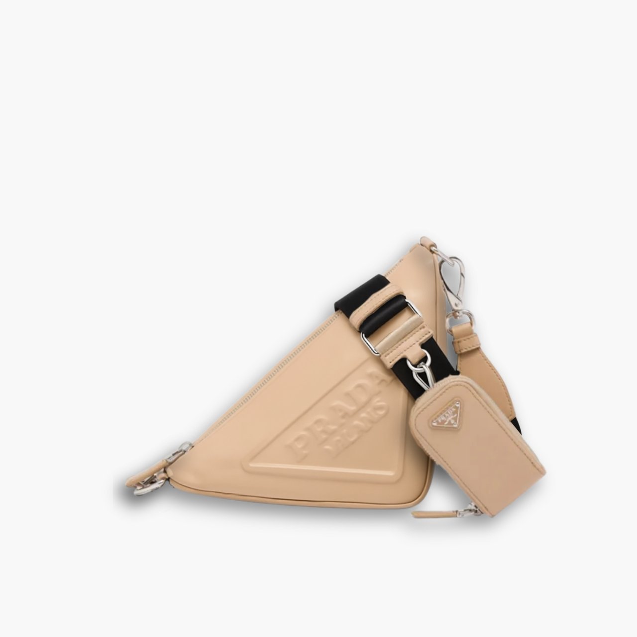 myelegous-1280-x-1280-px-3-4 Prada Triangle Leather Shoulder Bag Sand Beige 27cm - Image 1